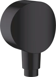 Hansgrohe Fixfit Wall Outlet S With Non-return Valve And Synthetic Joint Matt Black