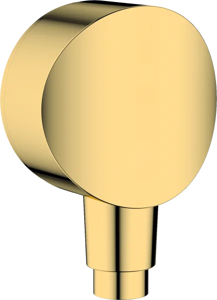 Hansgrohe Fixfit Wall Outlet S With Non-return Valve And Synthetic Joint Gold Polished