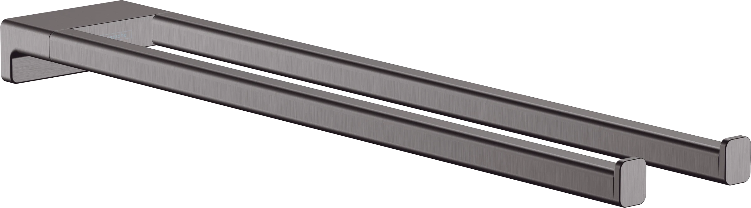Hansgrohe Addstoris Q Towel Holder Twin-handle Brushed Black Chrome