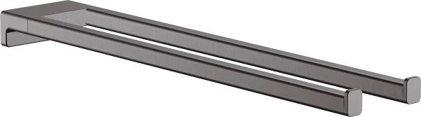 Hansgrohe Addstoris Q Towel Holder Twin-handle Brushed Black Chrome