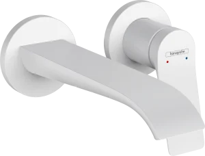 Hansgrohe Vivenis Single Lever Basin Mixer For Concealed Installation Wall-mounted With Spout 192 Mm Matt White