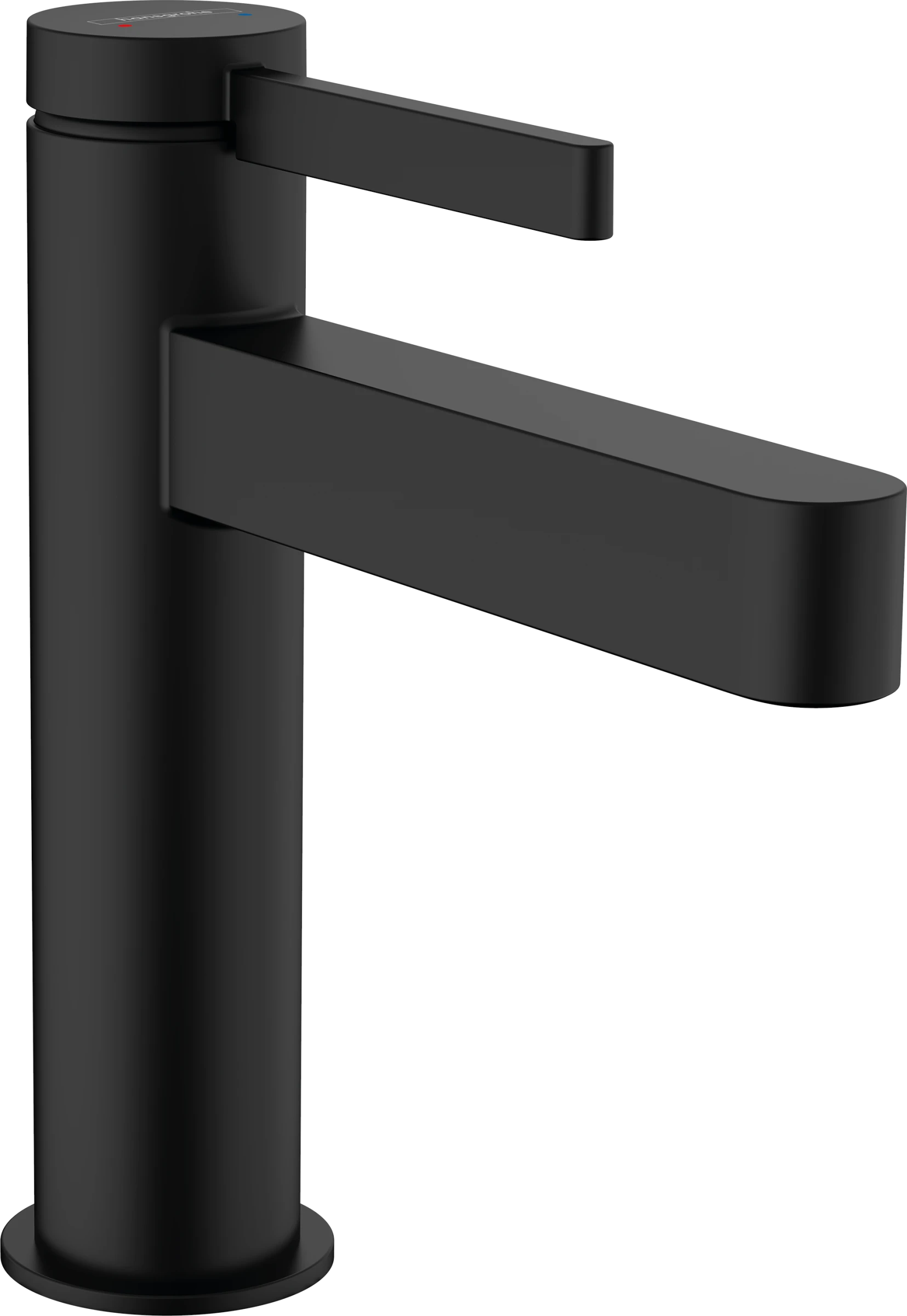 Hansgrohe Finoris Single Lever Basin Mixer 110 With Pop-up Waste Set Matt Black