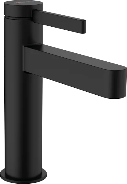 Hansgrohe Finoris Single Lever Basin Mixer 110 With Pop-up Waste Set Matt Black