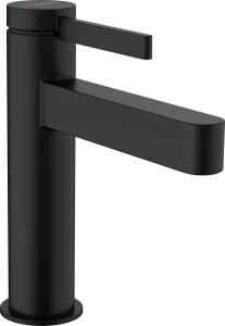 Hansgrohe Finoris Single Lever Basin Mixer 110 With Pop-up Waste Set Matt Black
