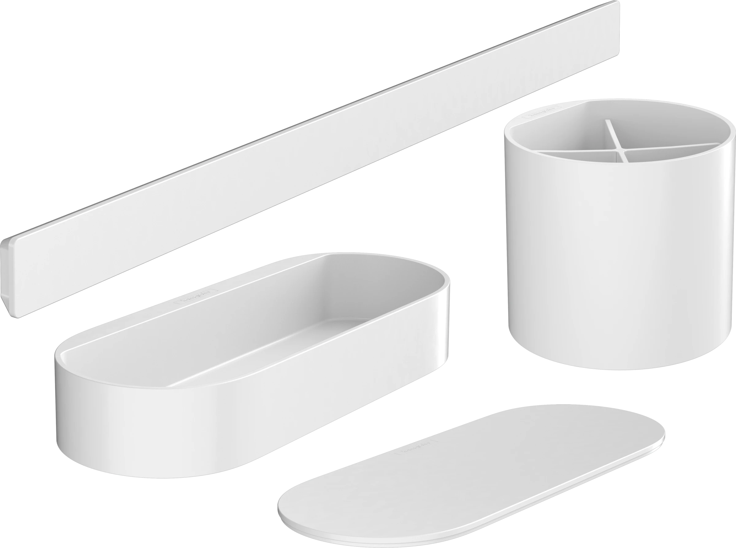 Hansgrohe Wallstoris Bathroom Bundle Matt White