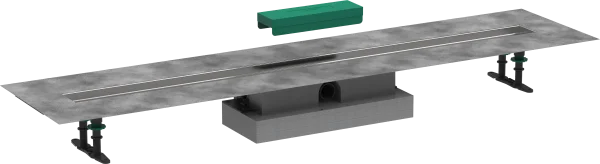Hansgrohe Ubox Universal Complete Set For Flat Installation - 1200 For Shower Drains Finish Sets