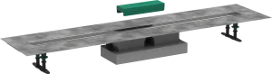 Hansgrohe Ubox Universal Complete Set For Flat Installation - 1200 For Shower Drains Finish Sets