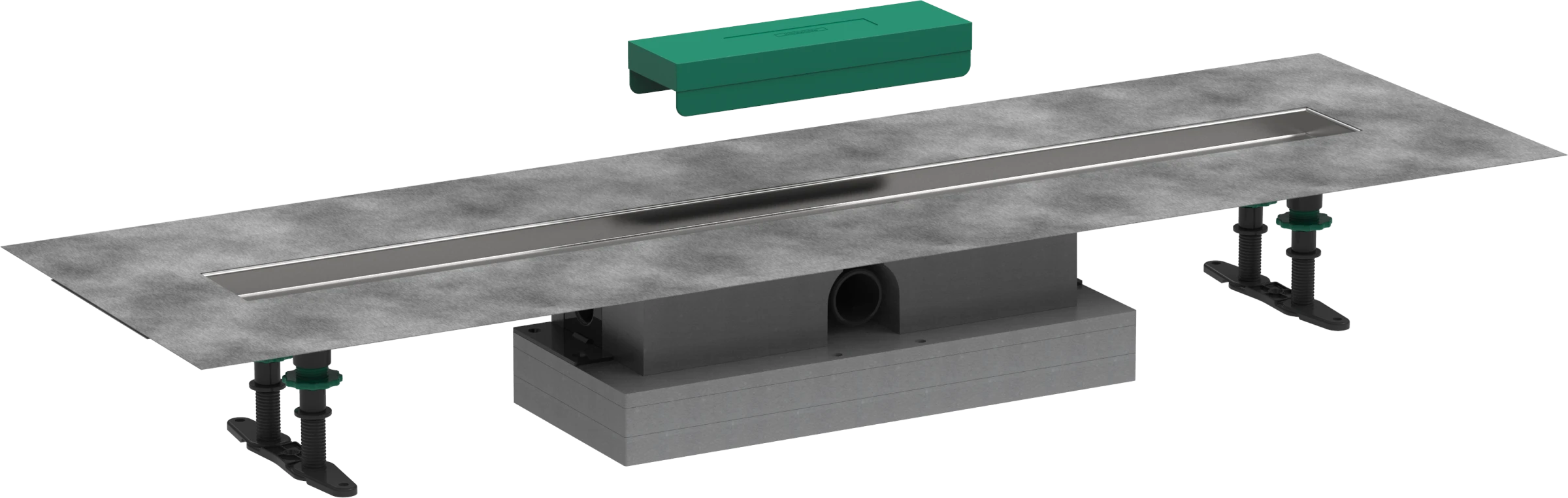 Hansgrohe Ubox Universal Complete Set For Flat Installation - 900 For Shower Drains Finish Sets