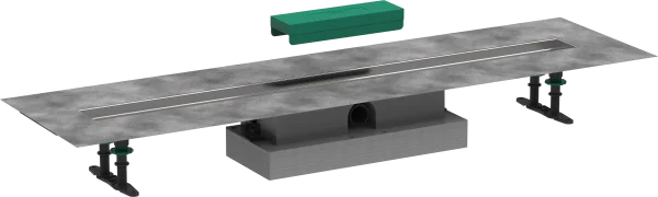 Hansgrohe Ubox Universal Complete Set For Flat Installation - 1000 For Shower Drains Finish Sets