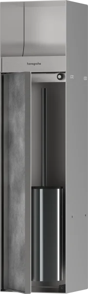 Hansgrohe Xtrastoris Rock Wall Niches 820 X 252 X 160mm Stainless Steel - Brushed