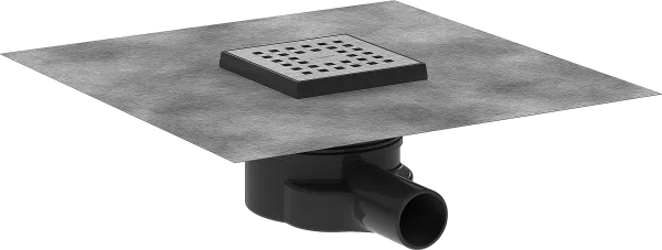 Hansgrohe Raindrain Point Shower Wastes 467 X 276 X 107mm Stainless Steel - Brushed