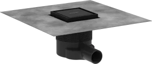 Hansgrohe Raindrain Brilliance Shower Wastes 467 X 276 X 107mm Black - Matt