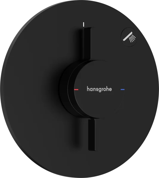 Hansgrohe Duoturn S Shower Mixers Concealed 265 X 240 X 180mm Black - Matt