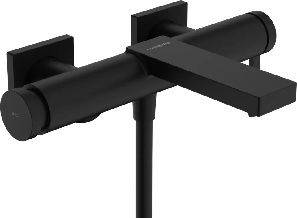 Hansgrohe Tecturis E Bath Mixers Exposed 450 X 295 X 140mm Black - Matt product image - Image 1