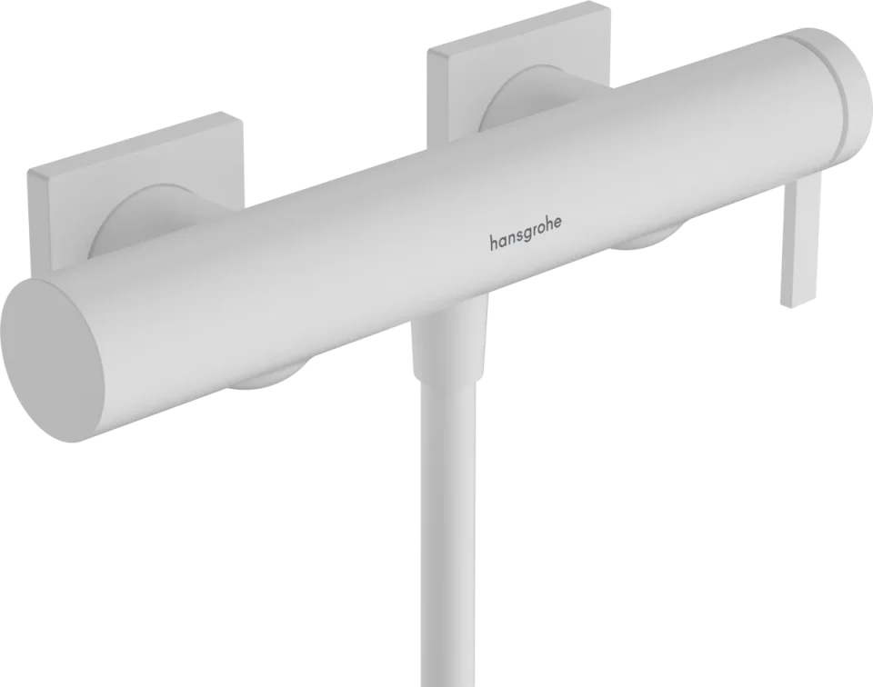 Hansgrohe Tecturis E Shower Mixers Exposed 360 X 135 X 105mm White - Matt product image - Image 1