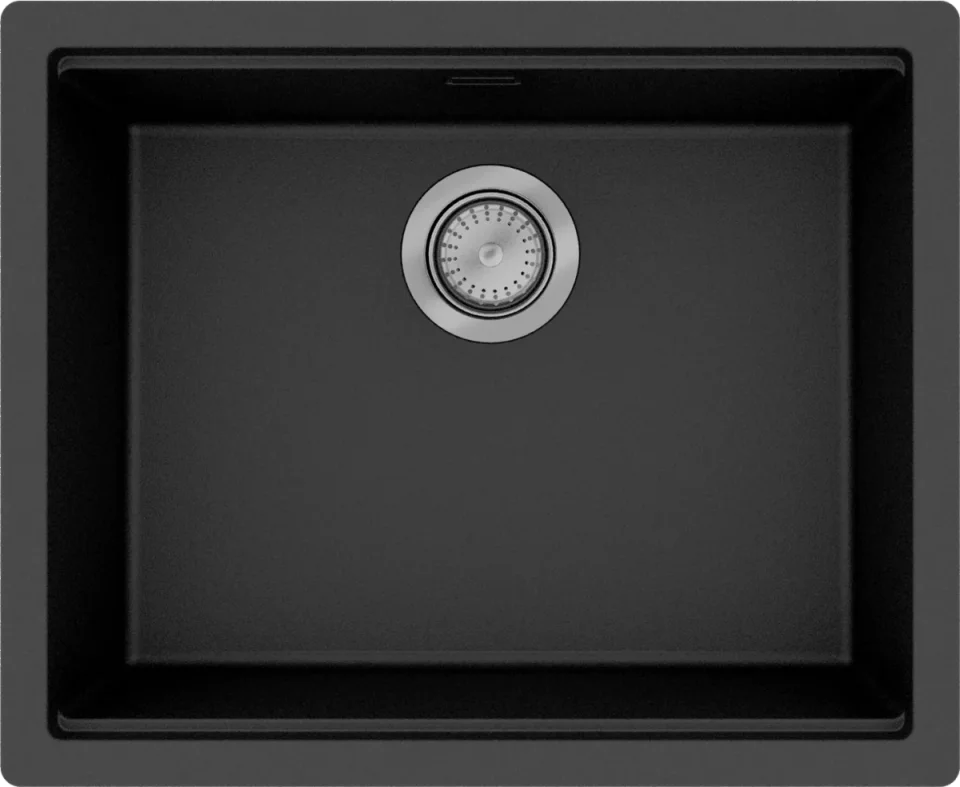 Hansgrohe S53 Sinks 735 X 565 X 317mm Black product image - Image 1