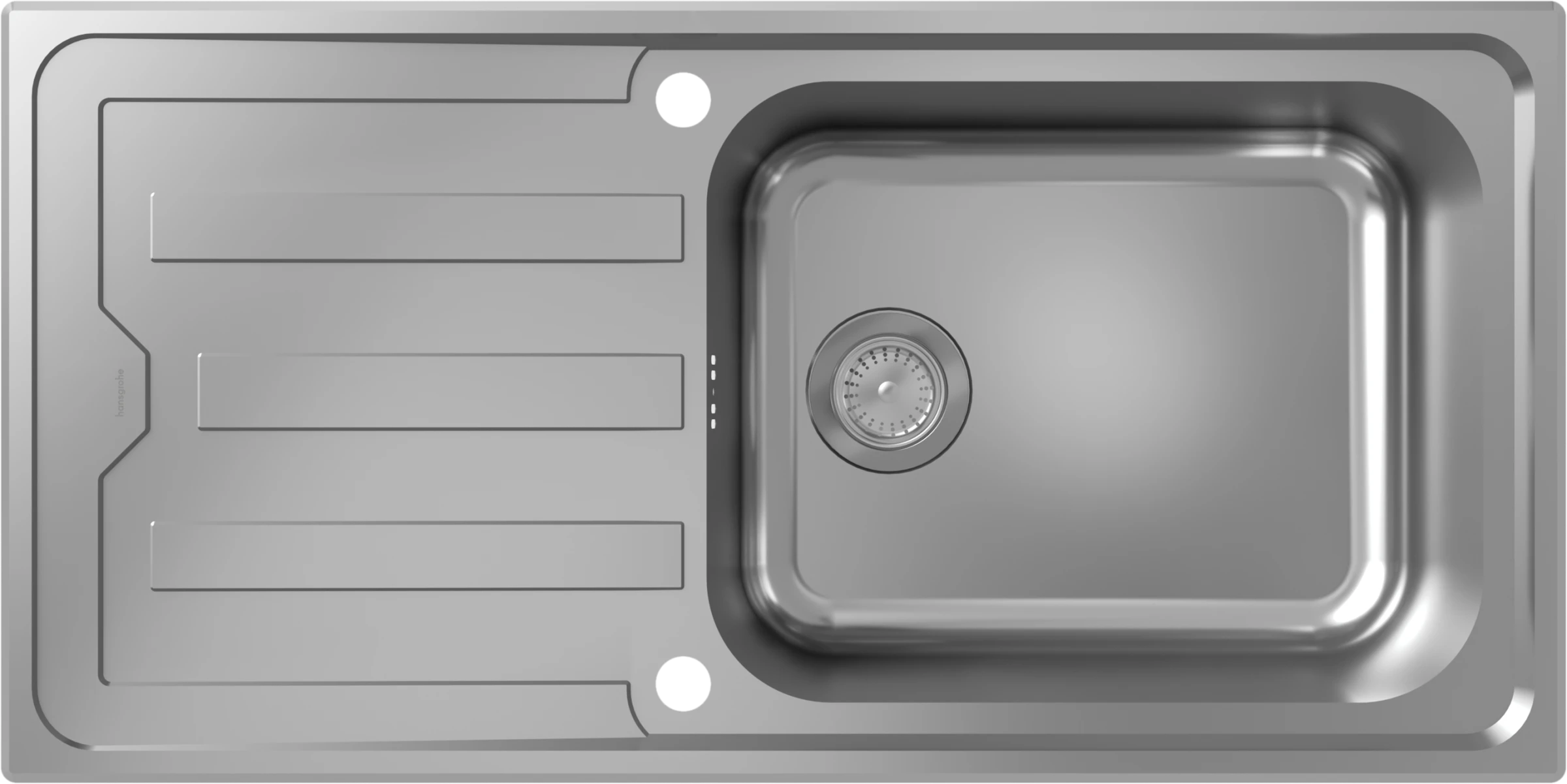 Hansgrohe S44 Sinks 1060 X 560 X 240mm Stainless Steel