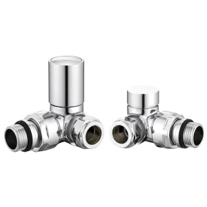 Ava Corner 1/2 Radiator Valve Polished Chrome
