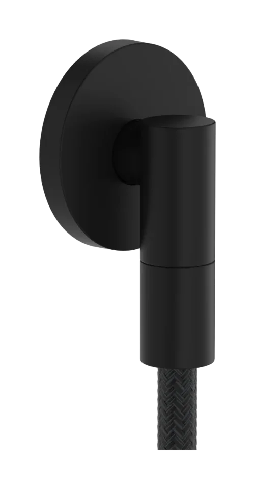 Hansgrohe Fixfit Fine S Wall Outlet 97 X 83 X 65mm Black - Matt product image - Image 1