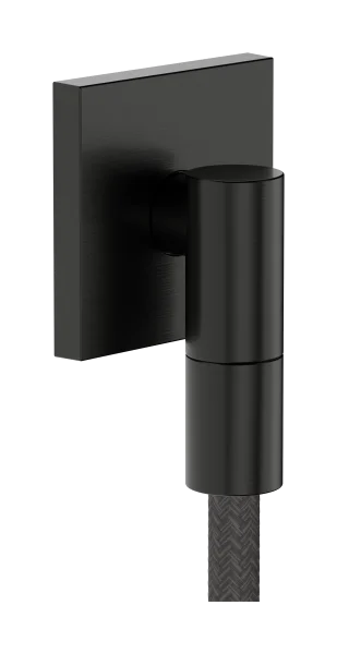 Hansgrohe Fixfit Fine E Wall Outlet 97 X 83 X 65mm Gunmetal/chrome - Brushed