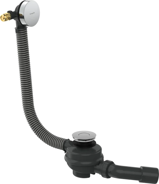 Hansgrohe Flexaplus Complete Set Of Basic Body And Finished Set Of Waste/overflow Fitting 501 X 263 X 128mm Chrome
