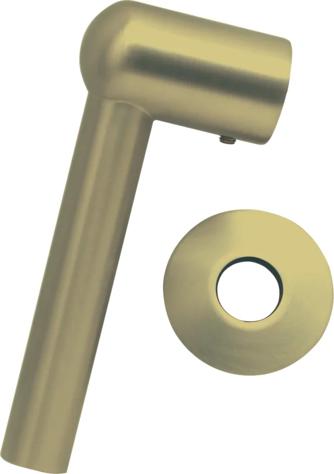 Ava Radiator Valve Standard Electric Element Shroud Cover Brushed Brass product image - Image 1