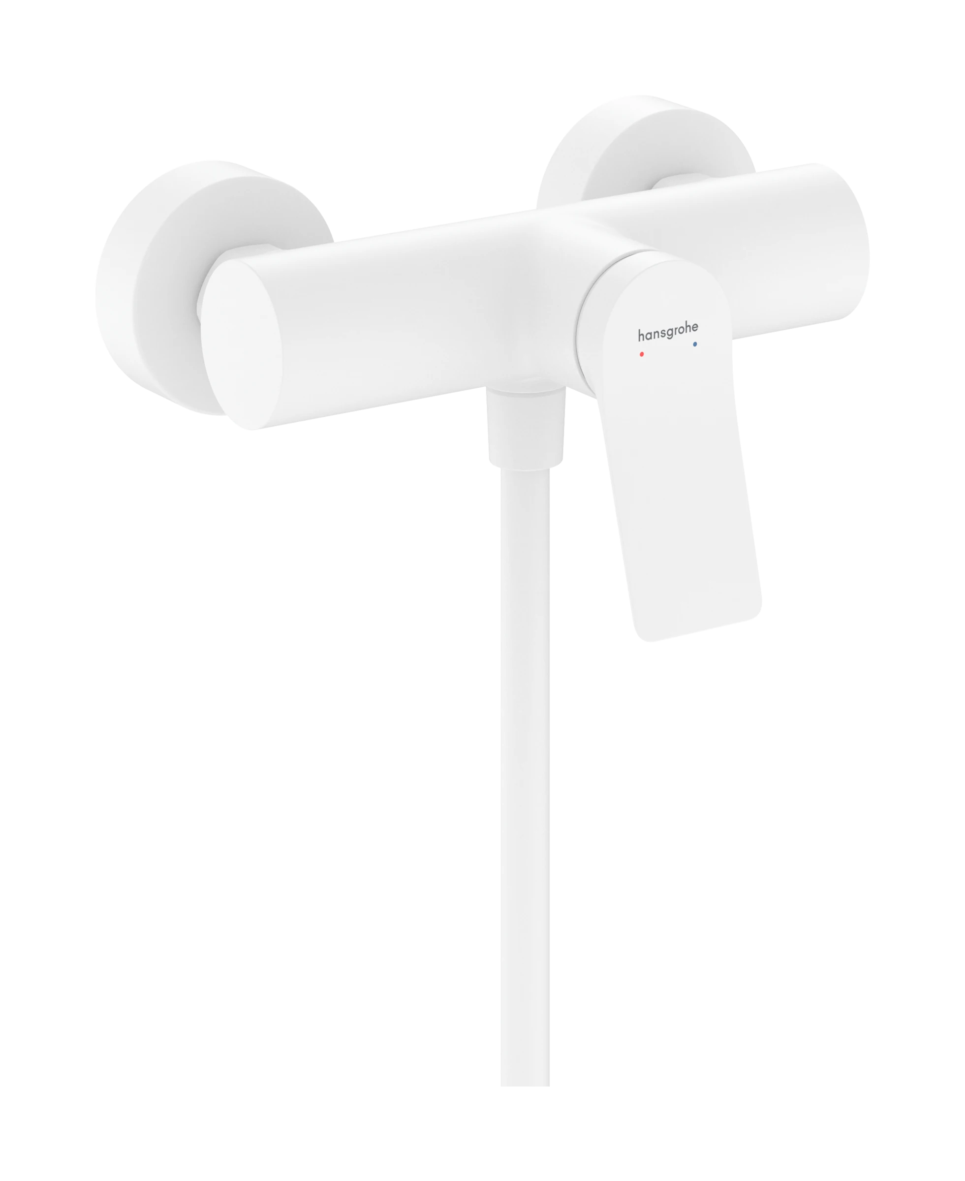 Hansgrohe Vivenis Shower Mixers Exposed 245 X 195 X 155mm White - Matt