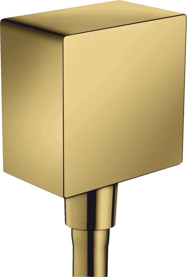 Axor Showersolutions Wall Outlet 120 X 70 X 45mm Gold - Polished product image - Image 1