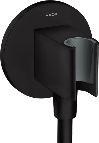 Axor Showersolutions Wall Outlet 130 X 110 X 90mm Black - Matt