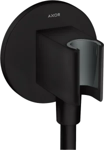 Axor Showersolutions Wall Outlet 130 X 110 X 90mm Black - Matt