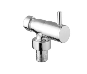 Just Taps Angled Radiator Valve Chrome