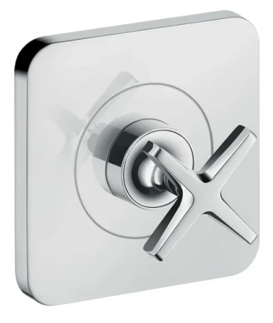 Axor Citterio E Shut-off Valve 12 Cm X 12 Cm Finish Set Chrome detail view - Image 3