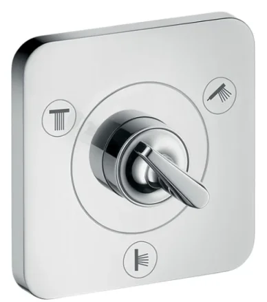 Axor Citterio E Manual Shut-off & Diverter Valves 300 X 206 X 136mm Chrome detail view - Image 2