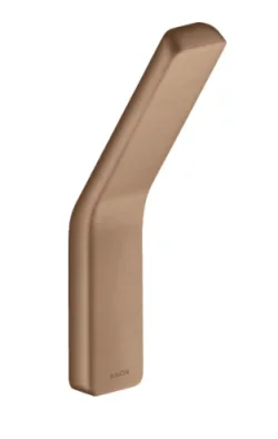 Axor Universal Softsquare Hooks 210 X 84 X 72mm Rose Gold/gold - Brushed detail view - Image 3