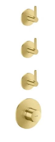 Axor One Thermostatic Shower Mixer Concealed 439 X 237 X 101mm Brass - Brushed