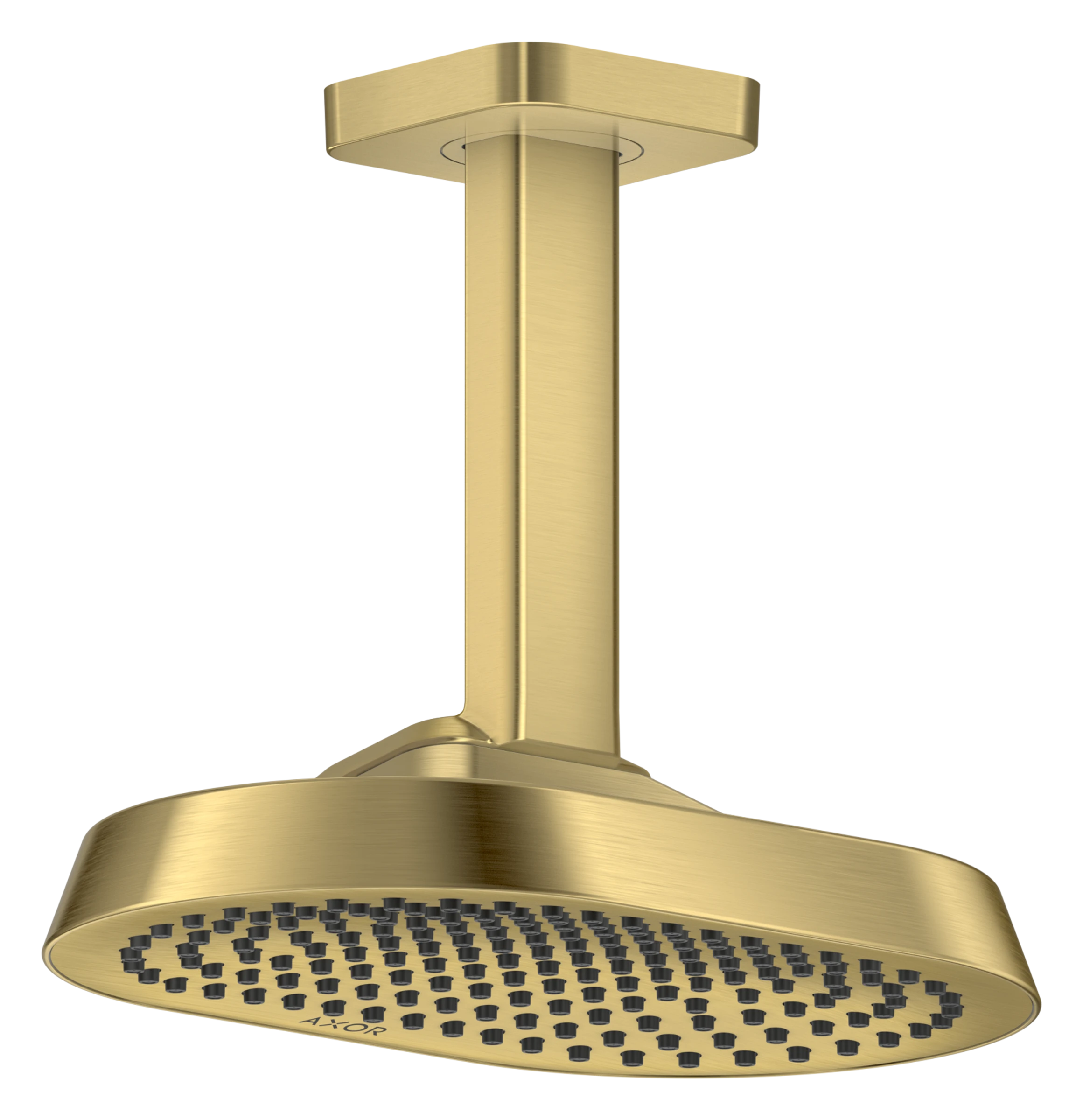 Axor Showersphere Overhead Showers 670 X 390 X 165mm Brass - Brushed