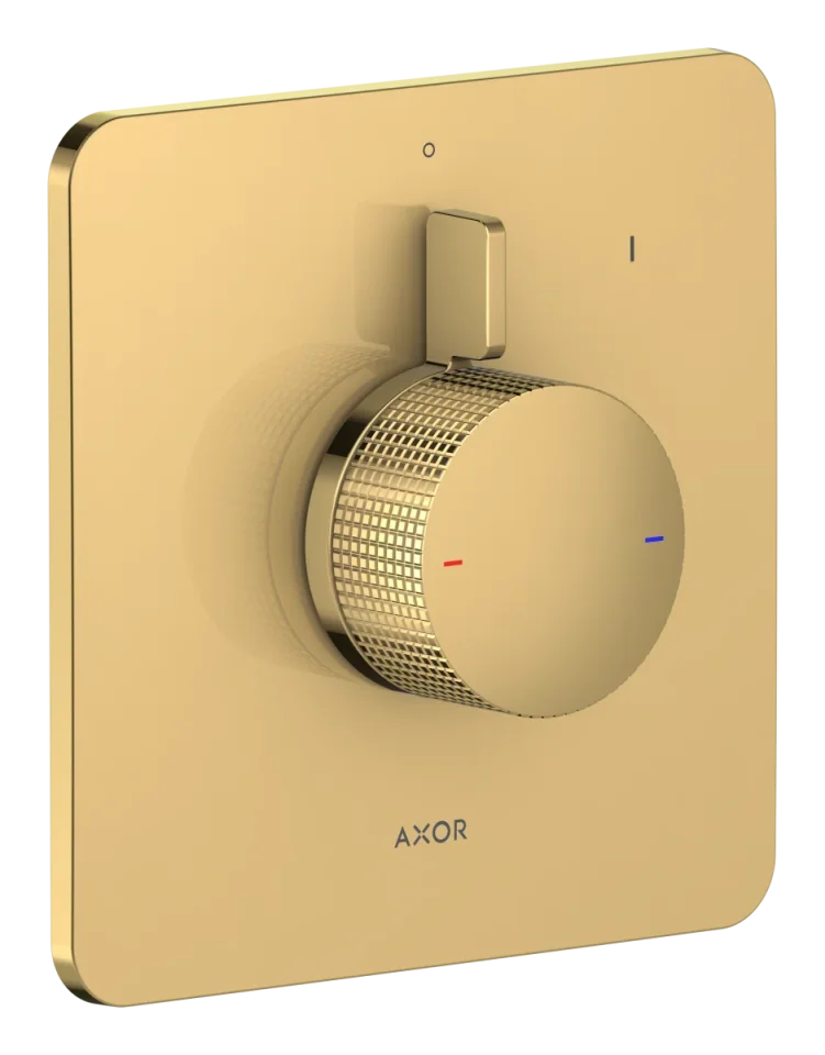 Axor Citterio C Shower Mixers Concealed 262 X 233 X 168mm Gold - Polished
