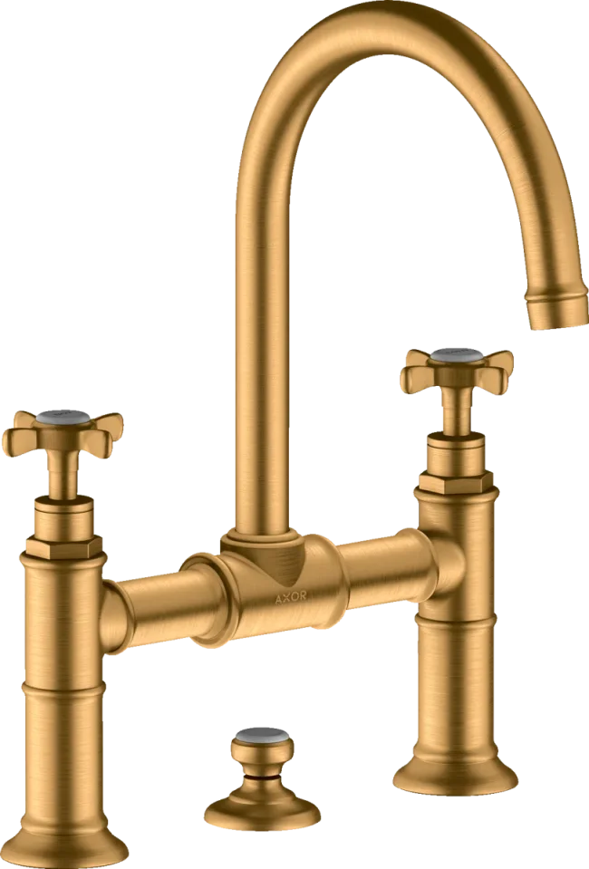 Axor Montreux Manual Mixers 350 X 304 X 112mm Gold - Brushed product image - Image 1