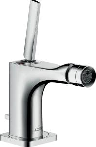 Axor Citterio E Single Lever Bidet Mixer With Pin Handle And Pop-up Waste Chrome