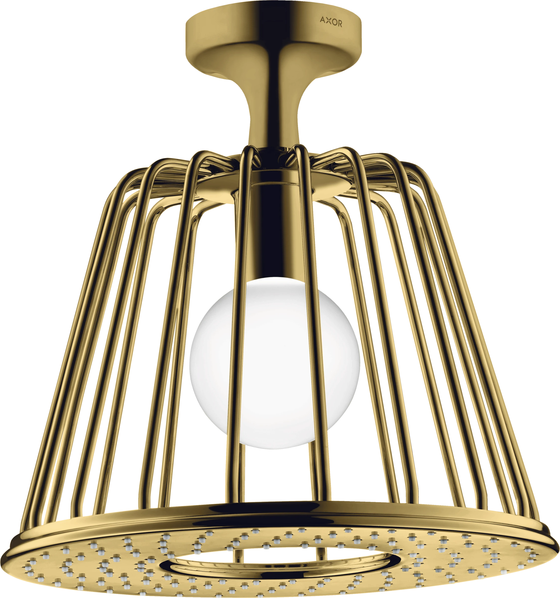 Axor Lampshower/nendo Lampshower 275 1jet With Ceiling Connector Gold Polished