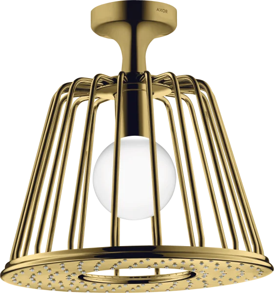 Axor Lampshower/nendo Lampshower 275 1jet With Ceiling Connector Gold Polished