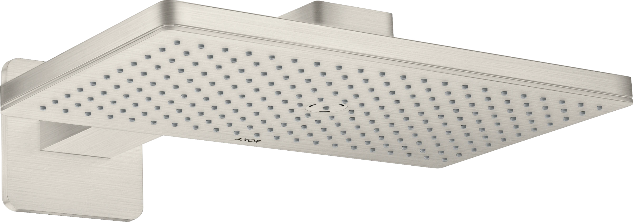Axor Showersolutions Overhead Shower 460/300 1jet With Shower Arm And Softsquare Escutcheon Stainless Steel