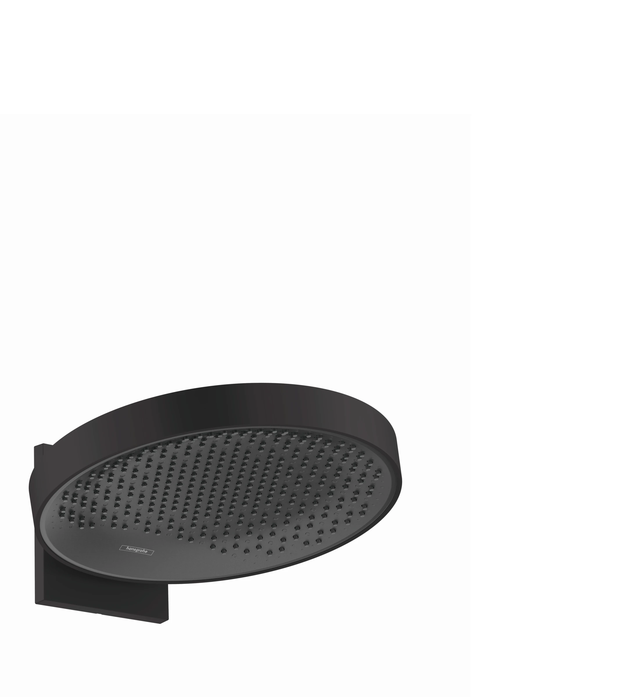Hansgrohe Rainfinity Overhead Shower 360 1jet With Wall Connector Matt Black