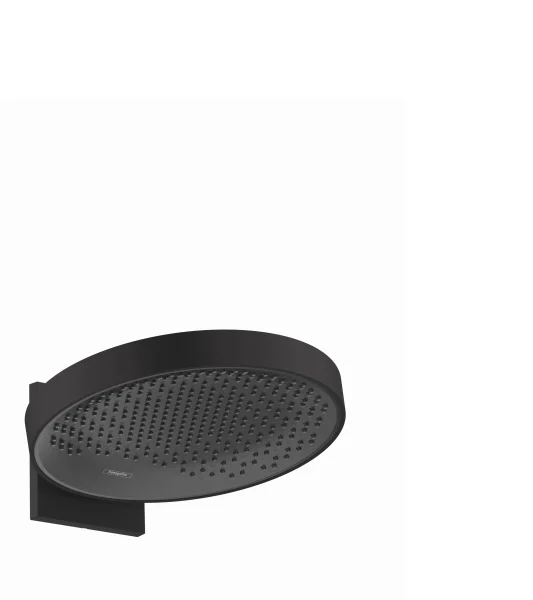 Hansgrohe Rainfinity Overhead Shower 360 1jet With Wall Connector Matt Black