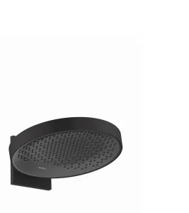 Hansgrohe Rainfinity Overhead Shower 360 1jet With Wall Connector Matt Black