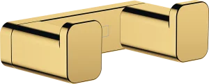 Hansgrohe Addstoris Q Towel Hook Double Gold Polished