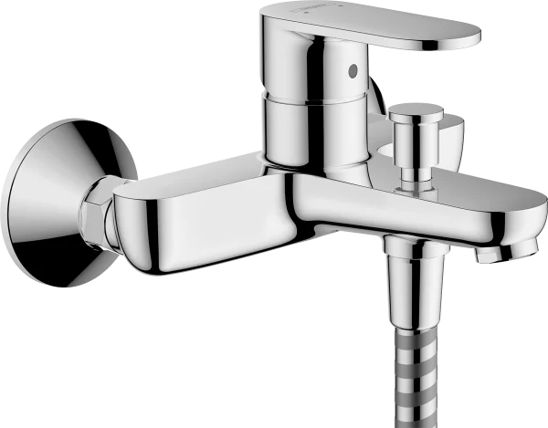Hansgrohe Vernis Blend Single Lever Bath Mixer For Exposed Installation With 2 Flow Rates Chrome