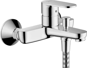 Hansgrohe Vernis Blend Single Lever Bath Mixer For Exposed Installation With 2 Flow Rates Chrome