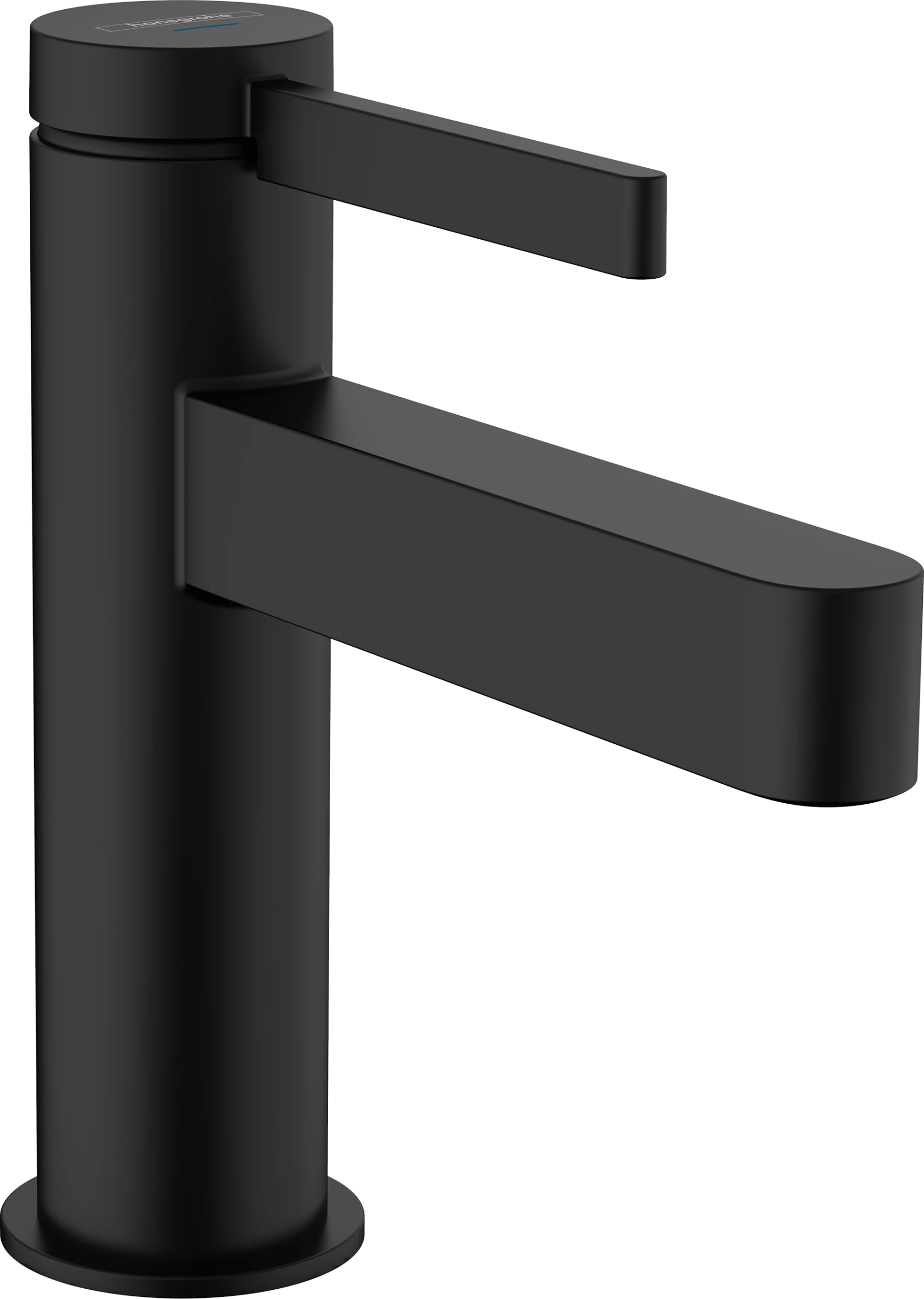 Hansgrohe Finoris Pillar Tap 100 For Cold Water Without Waste Set Matt Black