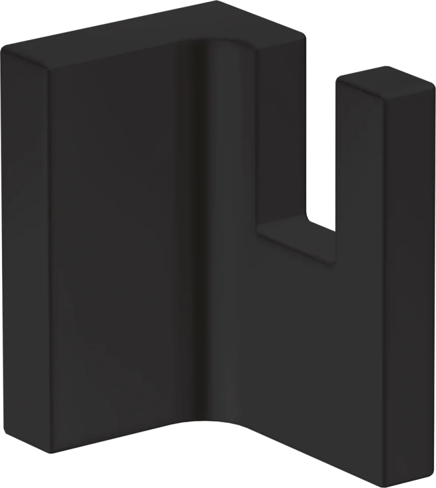 Axor Universal Rectangular Hooks 130 X 112 X 86mm Black - Matt product image - Image 1